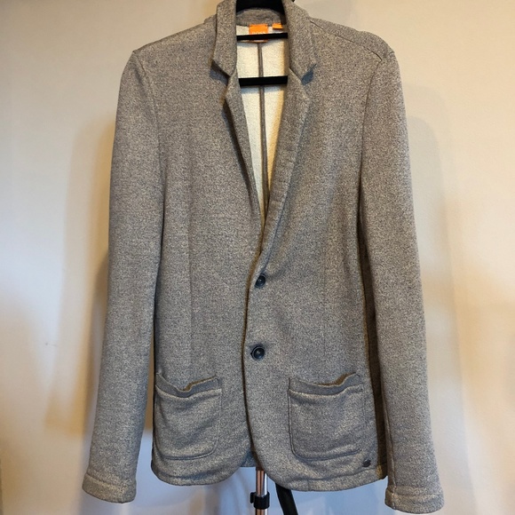 Hugo Boss Slim Fit Blazer in Grey - Picture 1 of 6
